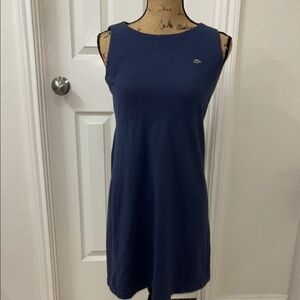 Lacoste Dark Blue Sleeveless Dress